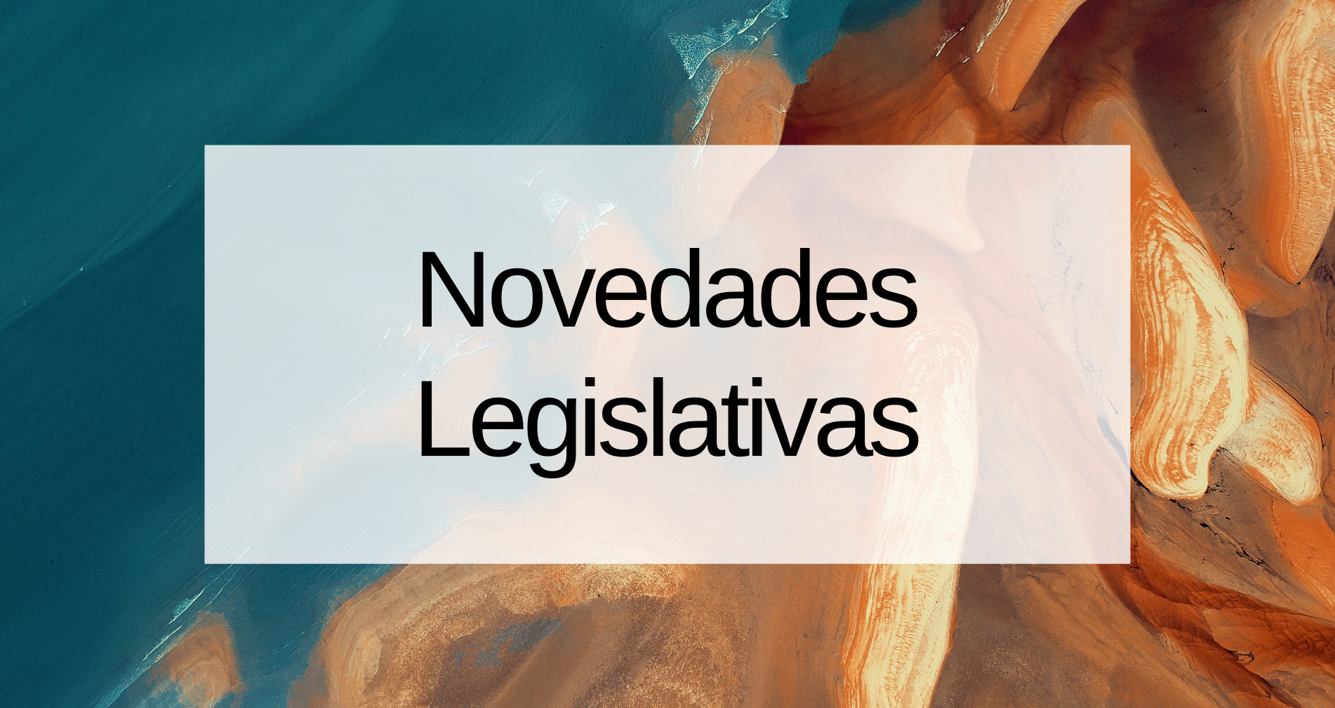 Novedades Legislativas